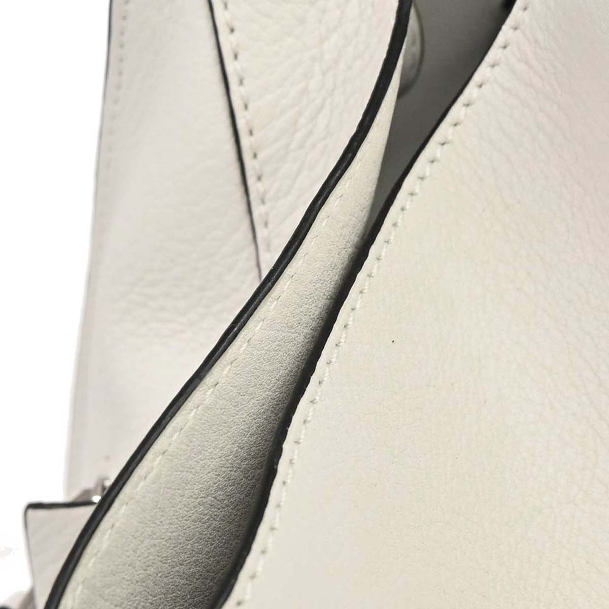 Loewe White Calfskin Hammock 2way Shoulder Tote Handbag