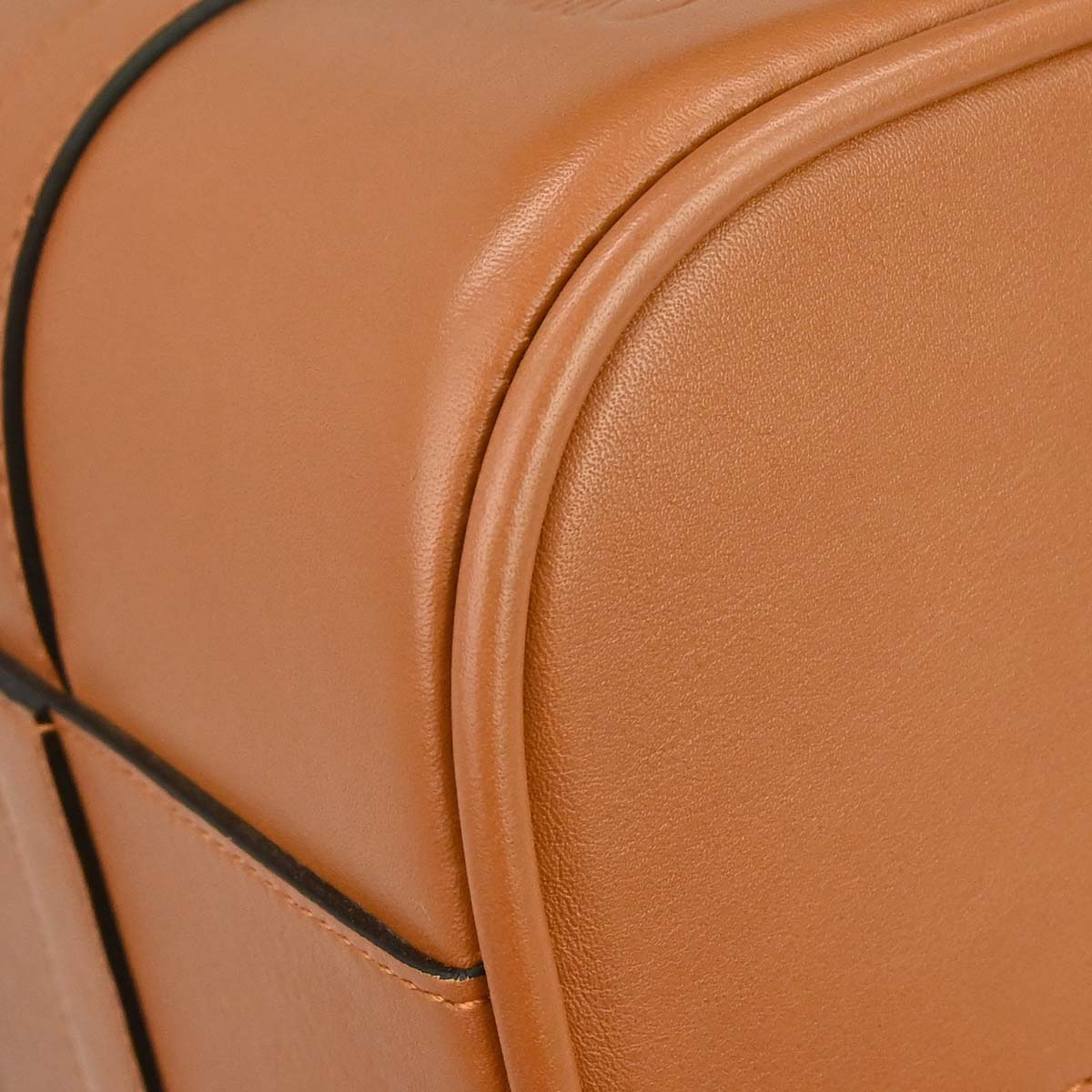 Loewe Brown Leather Cross Trolley Carry-On Rolling Luggage