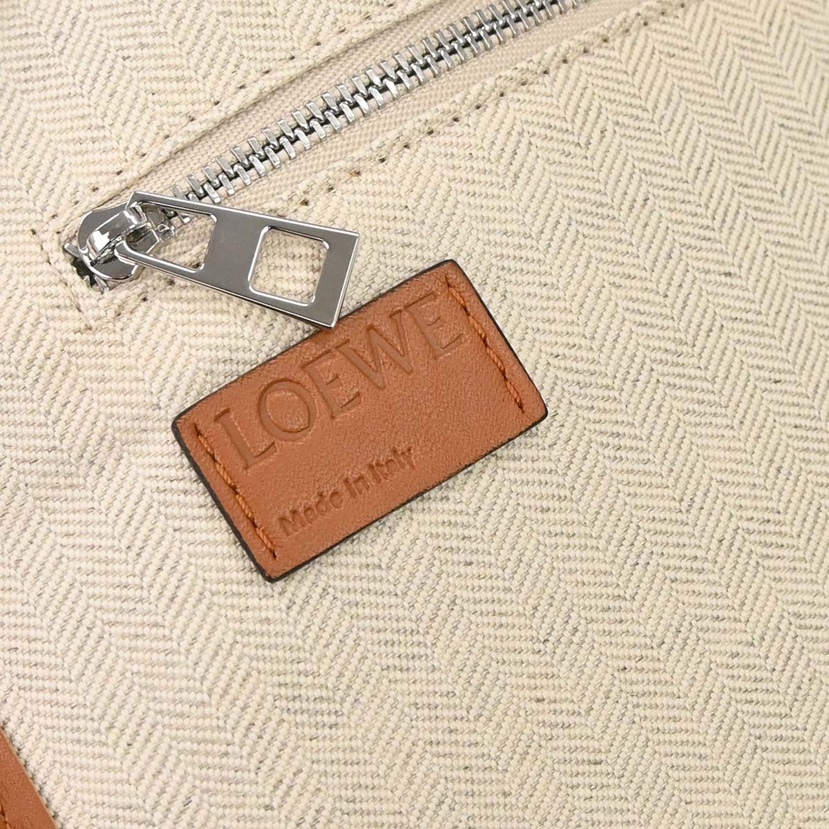 Loewe Brown Leather Cross Trolley Carry-On Rolling Luggage