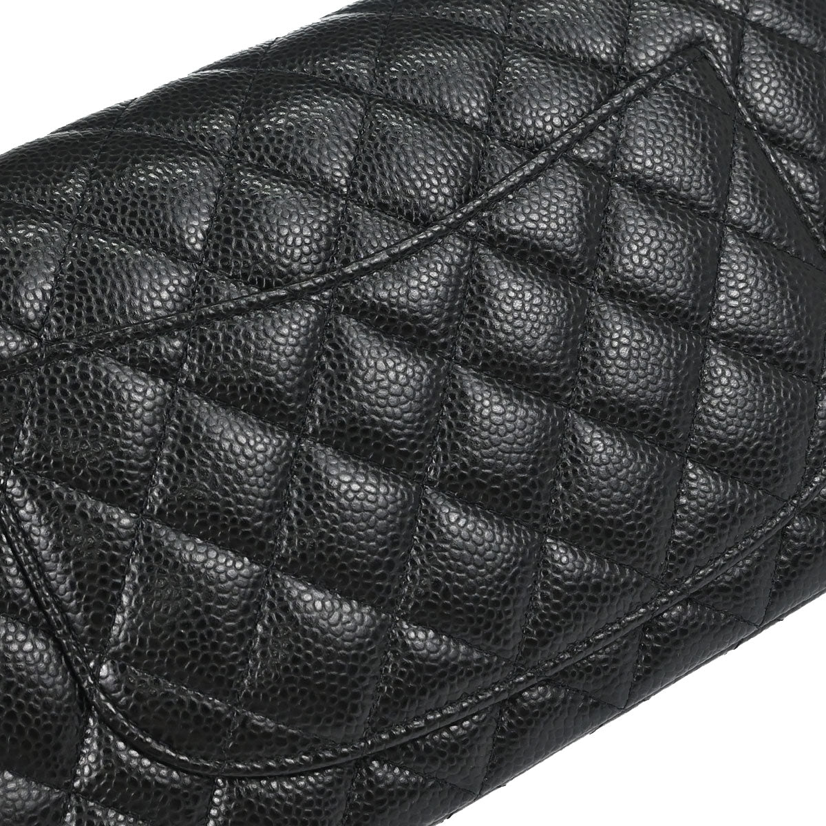 Chanel Black Caviar Skin Small Classic Double Flap Shoulder Bag