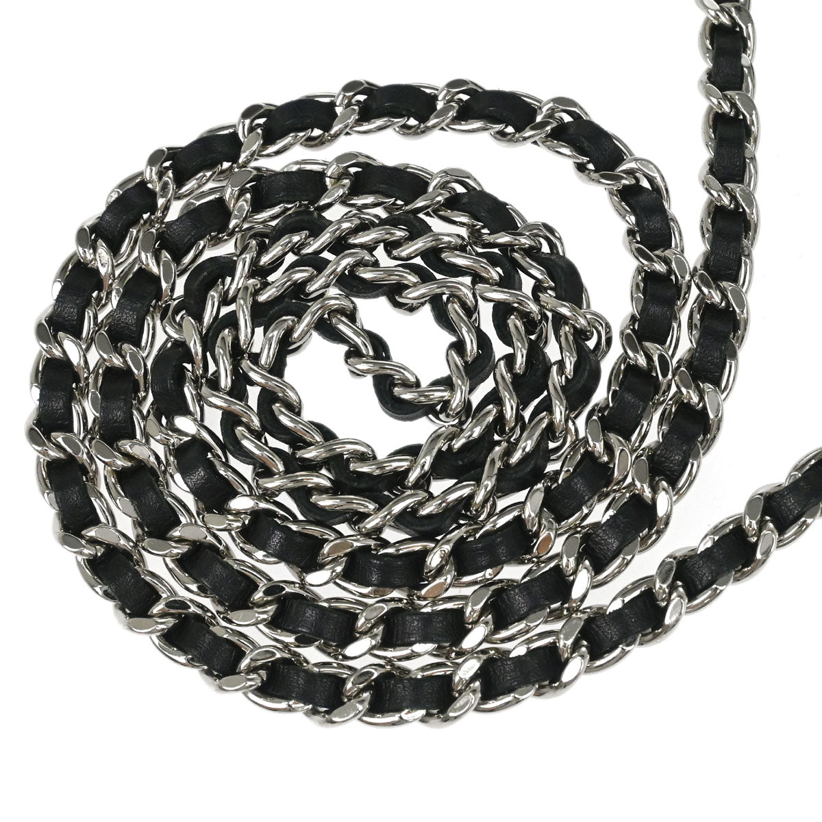 Chanel Black Calfskin Cambon Ligne WOC Wallet on Chain Shoulder Bag