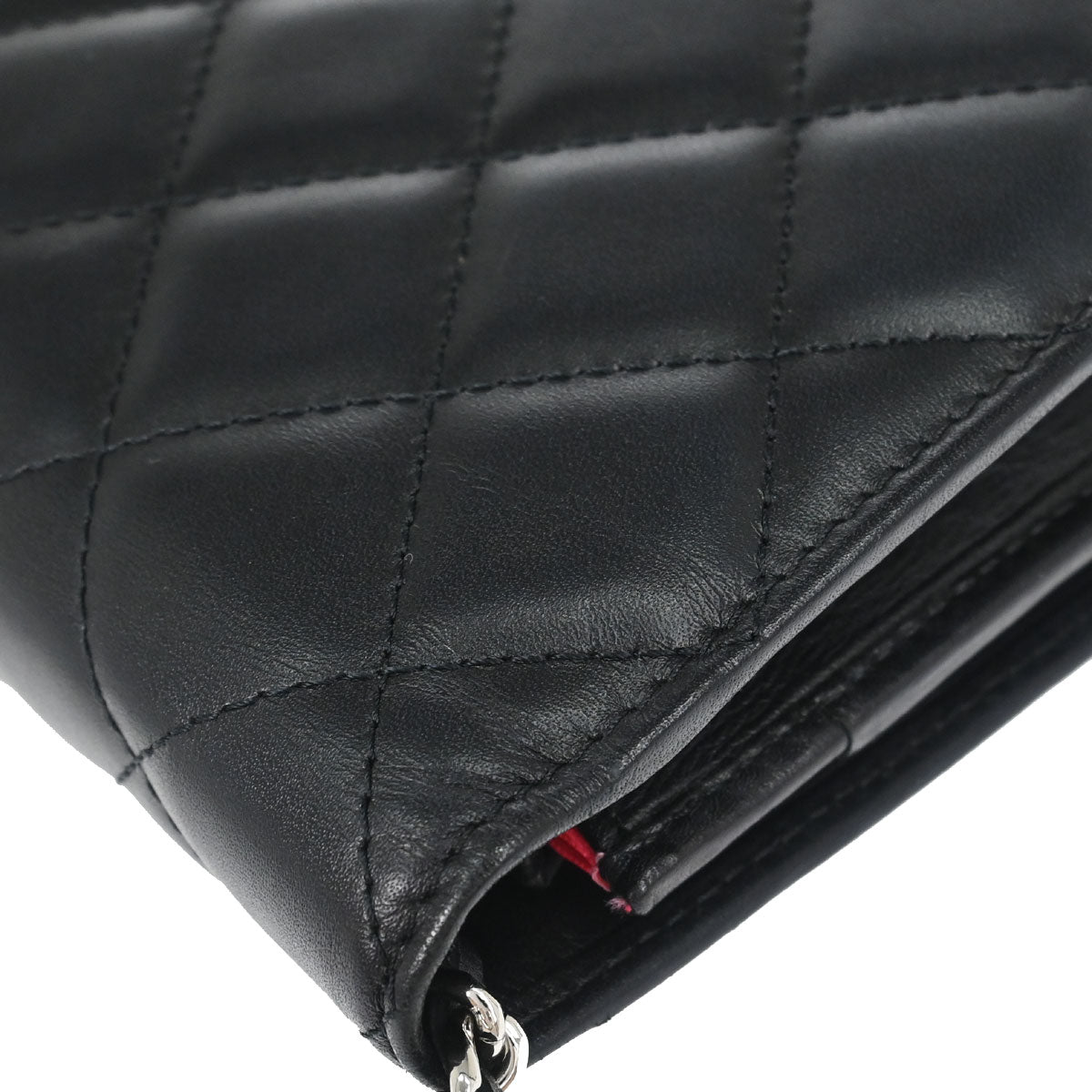 Chanel Black Calfskin Cambon Ligne WOC Wallet on Chain Shoulder Bag