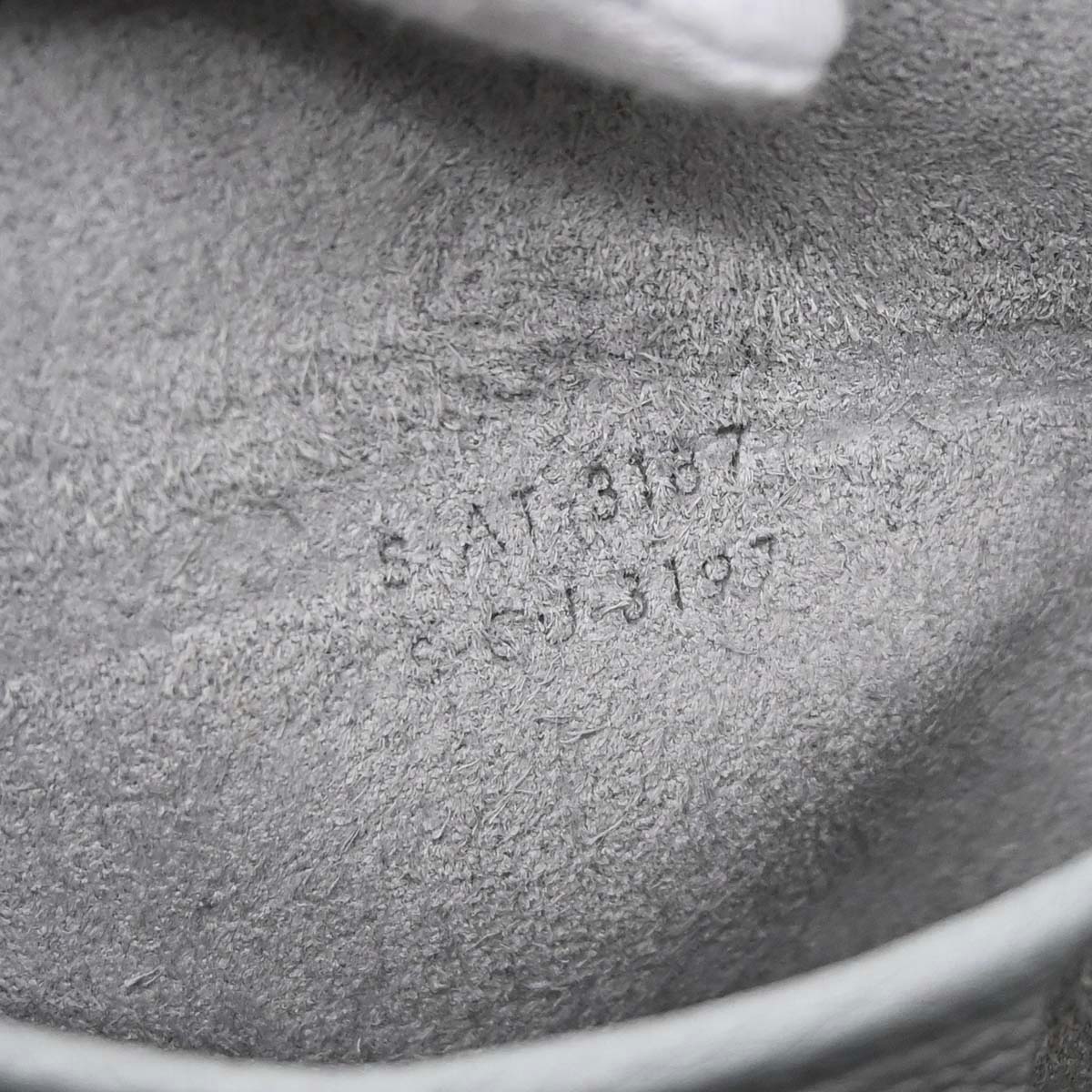 Celine Gray Leather Nano Luggage 2way Shoulder Tote Handbag