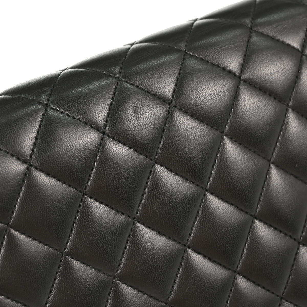 Chanel Black Lambskin Turnlock Medium Half Flap Shoulder Bag