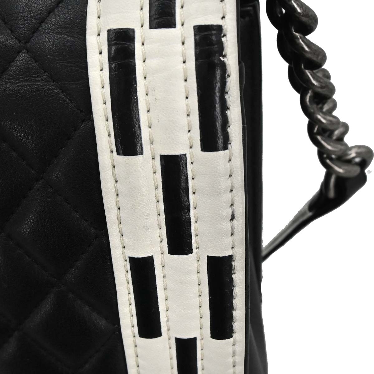 Boy Chanel 2014 Black Lambskin Large Shoulder Bag
