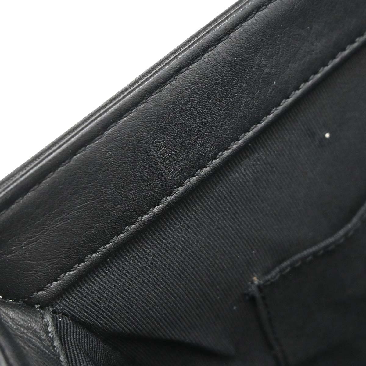 Boy Chanel 2014 Black Lambskin Large Shoulder Bag