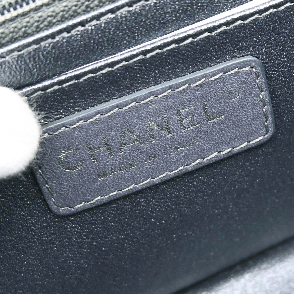 Chanel Metallic Blue Caviar Skin Mini Classic Square Flap Shoulder Bag 17
