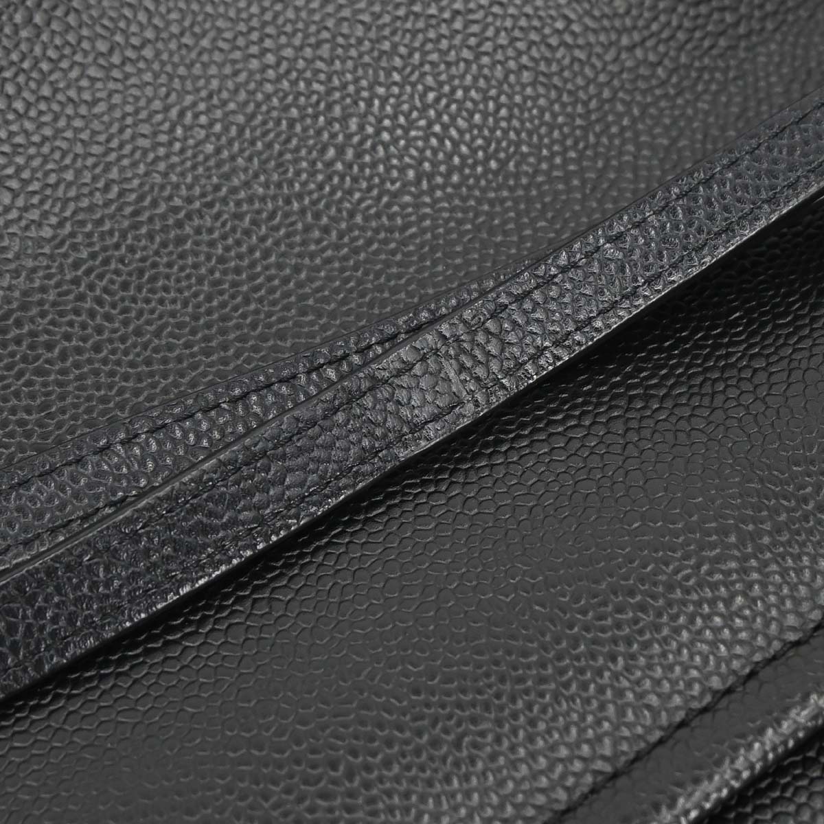 Chanel 2012 Black Caviar Skin Timeless CC Chain Tote Bag