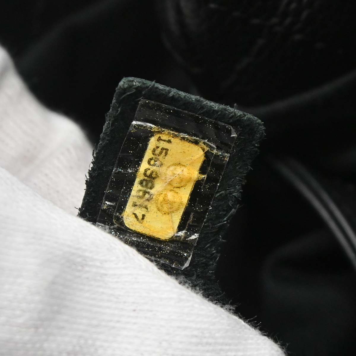 Chanel 2012 Black Caviar Skin Timeless CC Chain Tote Bag
