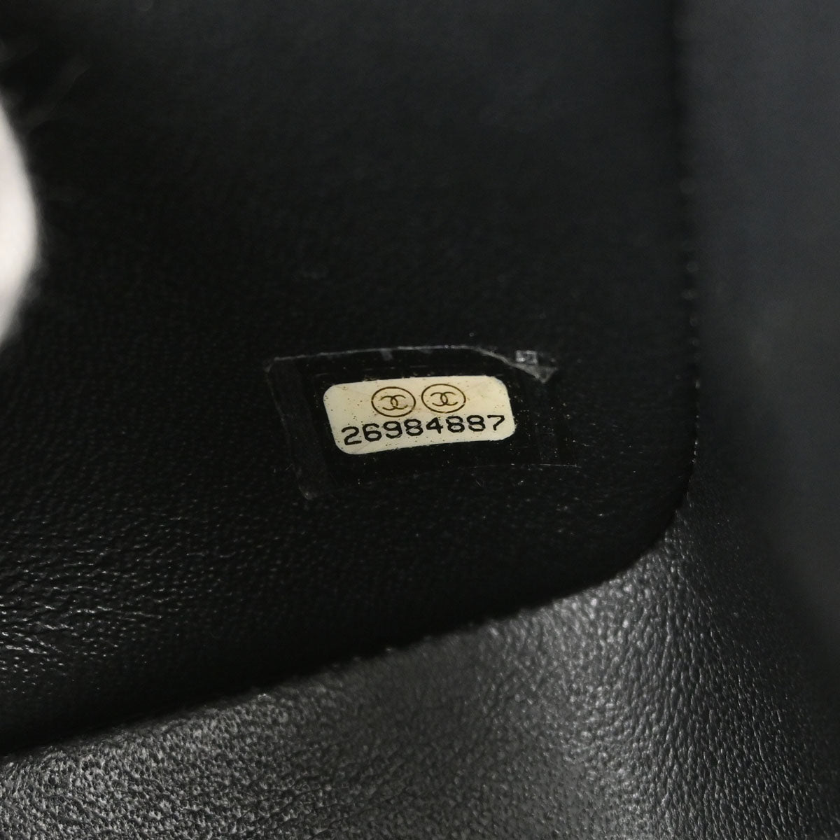 Chanel Black Lambskin Mini Classic Square Flap Shoulder Bag 17
