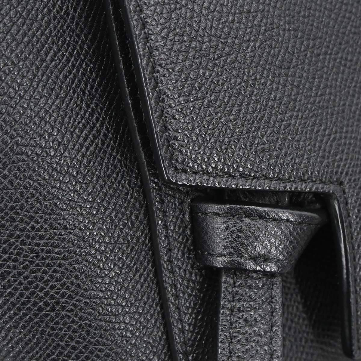 Celine Black Leather Belt Bag Micro 2way Shoulder Handbag