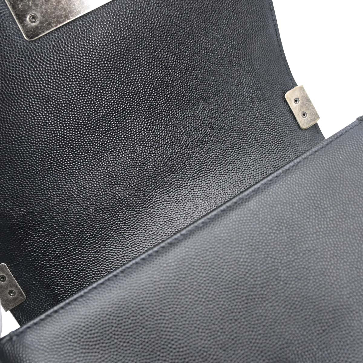 Boy Chanel Black Caviar Skin Small Chain Shoulder Bag
