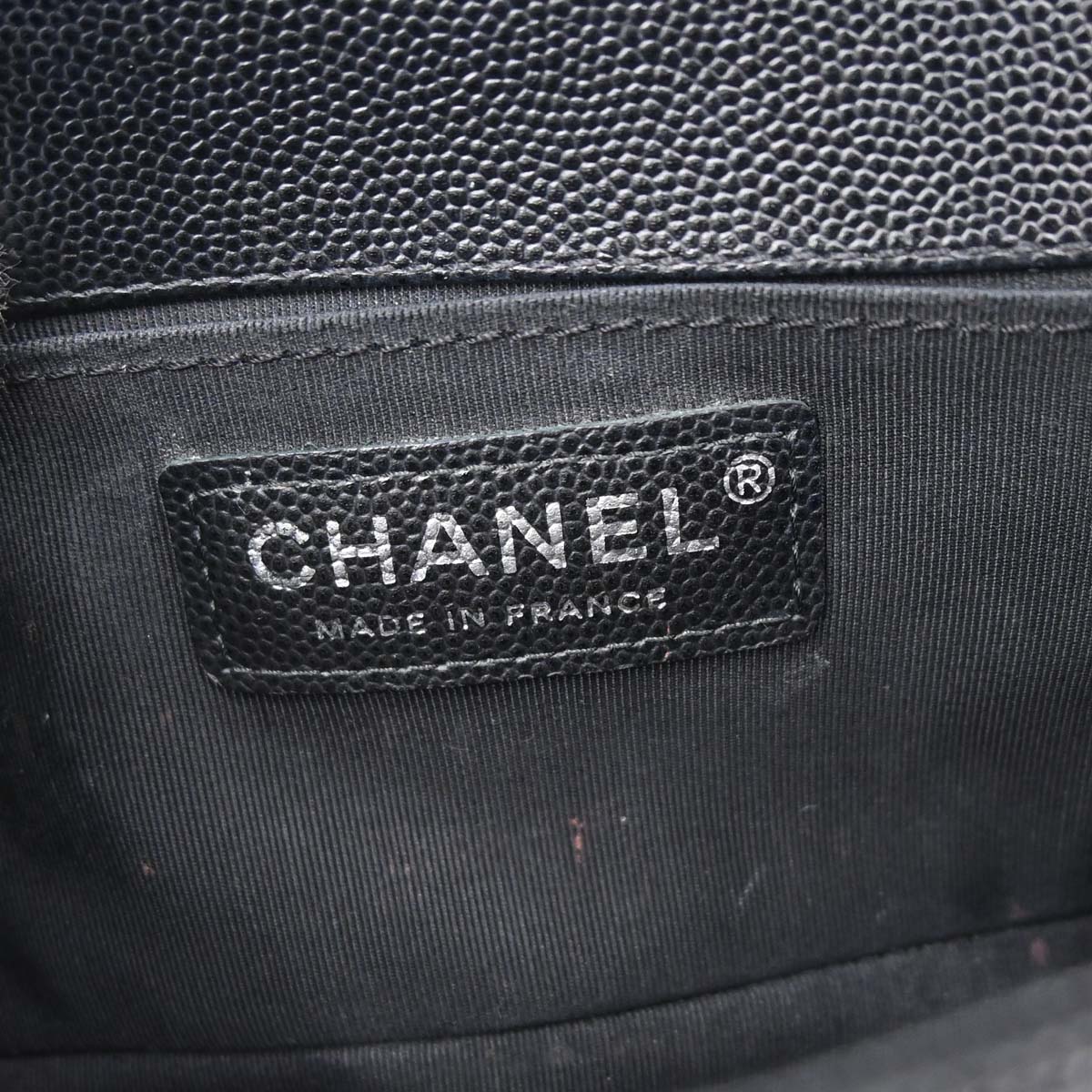 Boy Chanel Black Caviar Skin Small Chain Shoulder Bag
