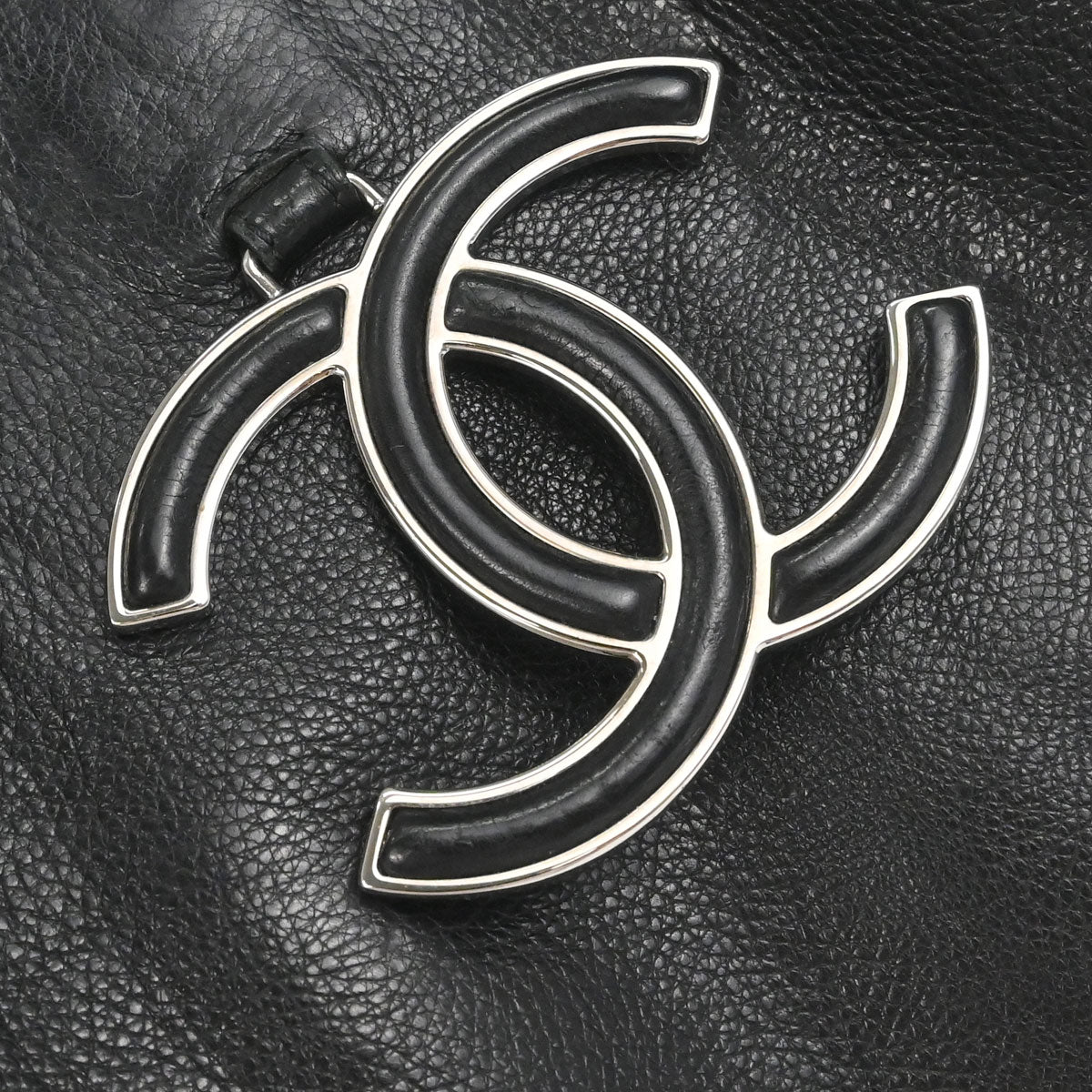 Chanel Black Calfskin Paris-Rome Coco Curve Hobo Shoulder Bag