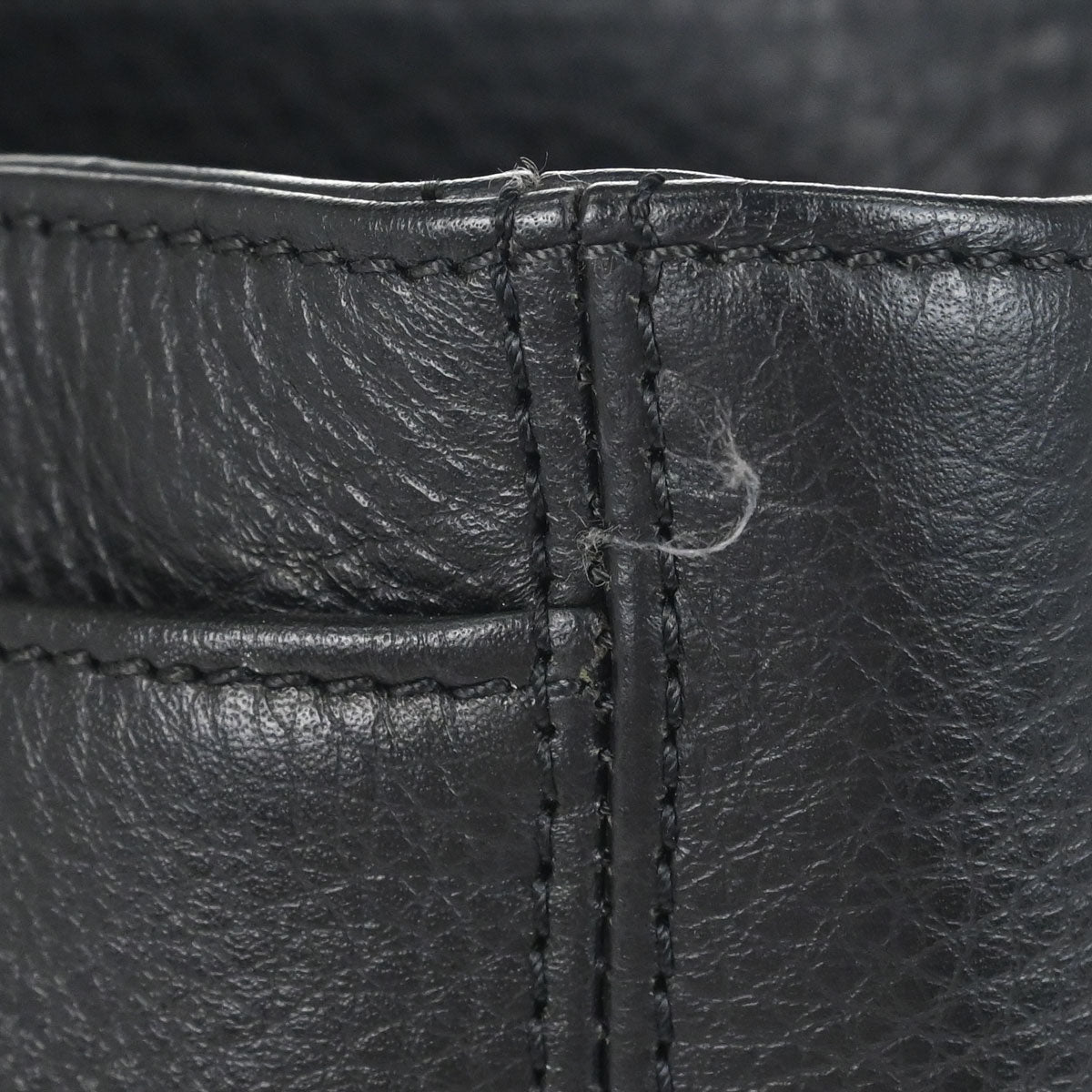 Chanel Black Deerskin Executive Cerf 2way Shoulder Tote Bag