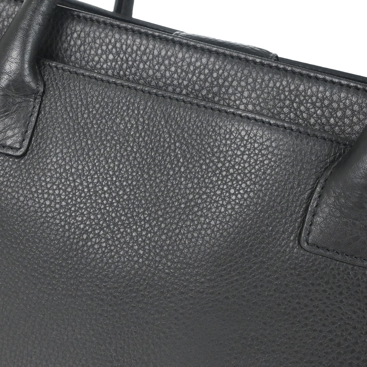 Chanel Black Deerskin Executive Cerf 2way Shoulder Tote Bag