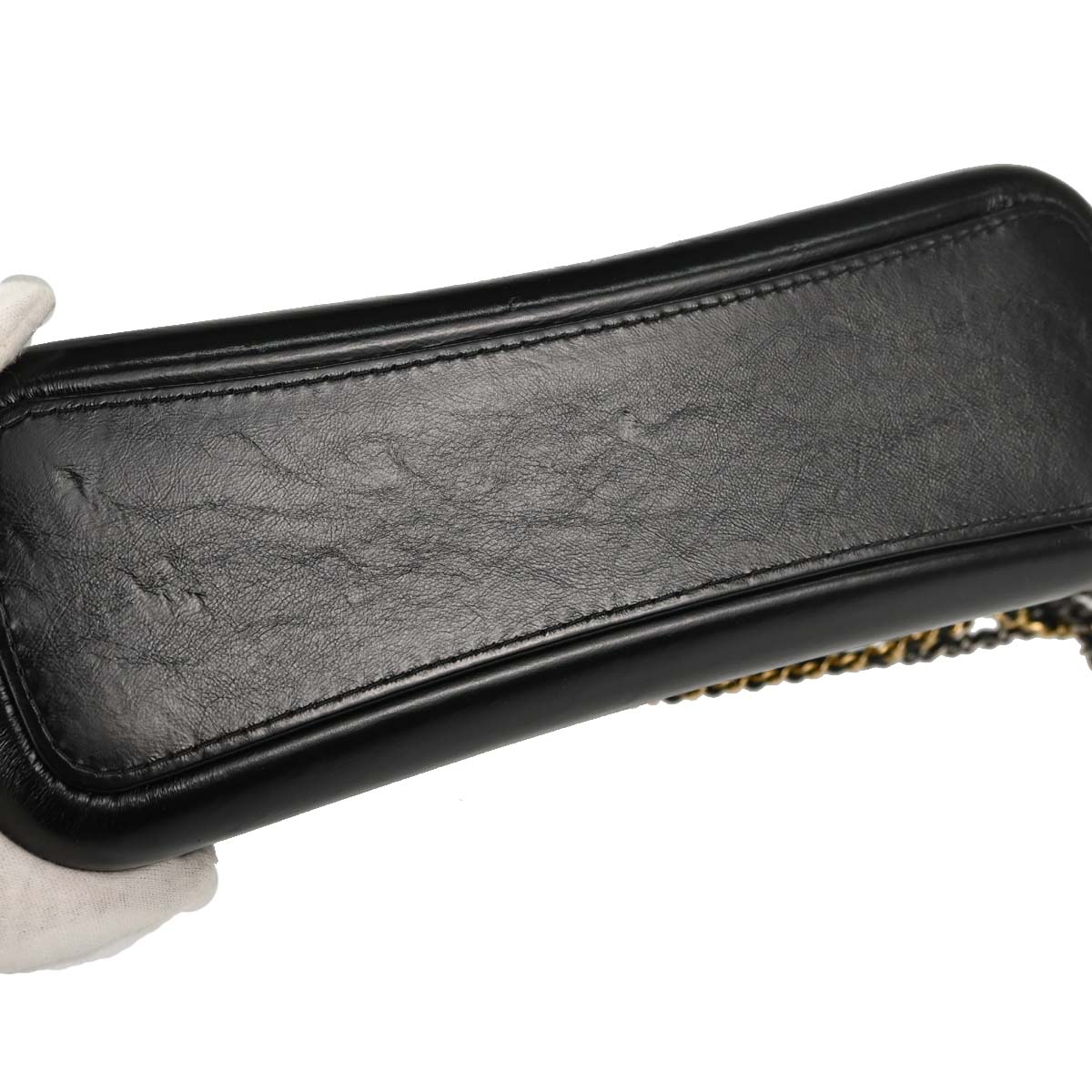 Chanel 2019 Black Calfskin Lambskin Medium Gabrielle Shoulder Bag