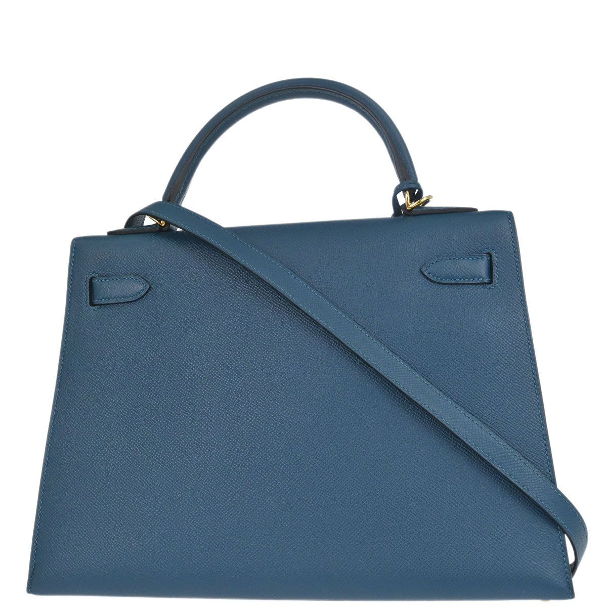 Hermes Colvert Epsom Kelly 32 Sellier 2way Shoulder Handbag