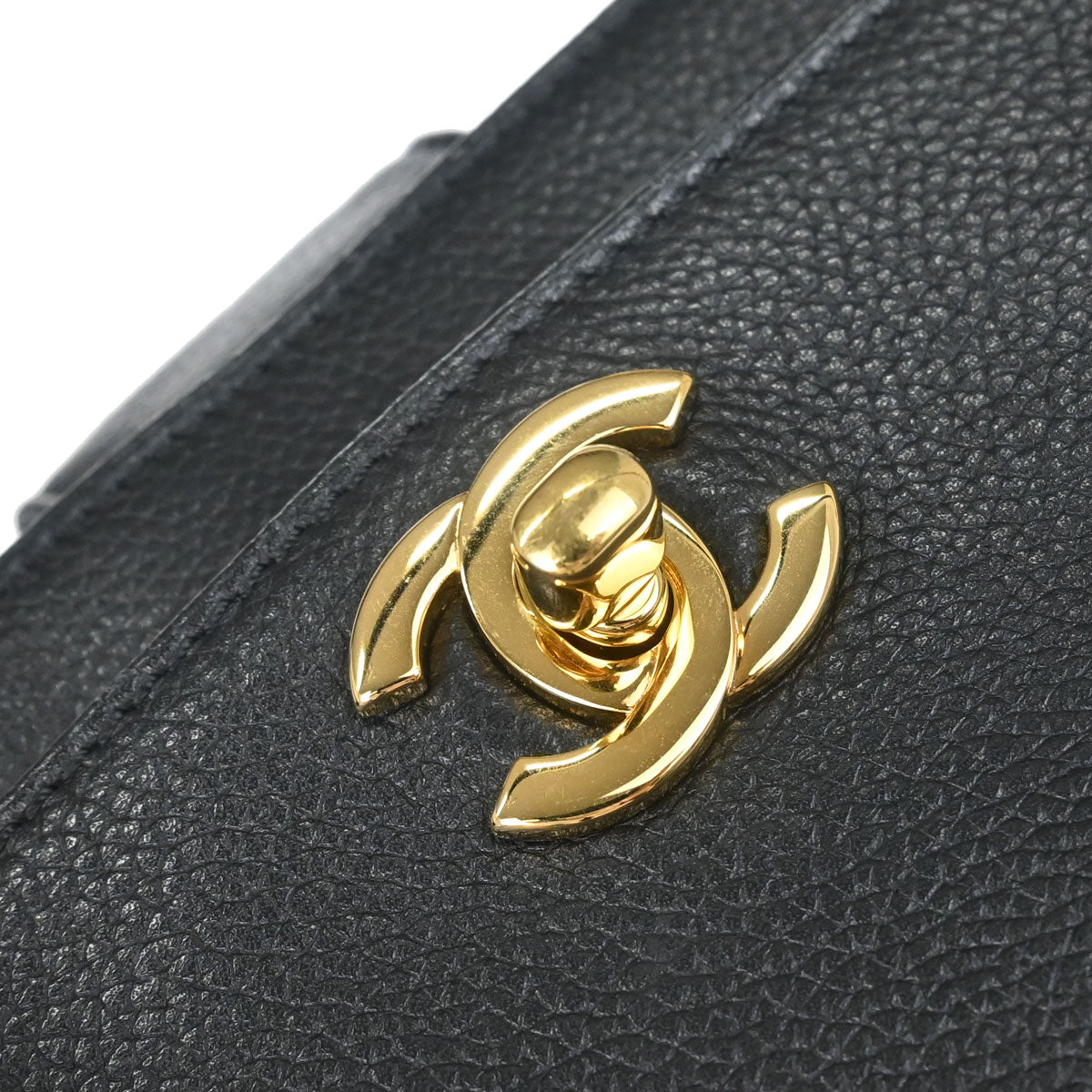 Chanel Black Calfskin Executive Cerf Tote Bag