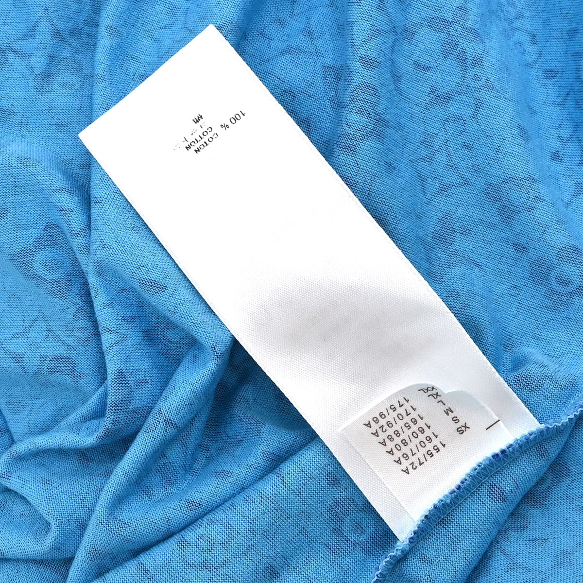 Louis Vuitton Monogram Flower Print T-shirt Blue #XS