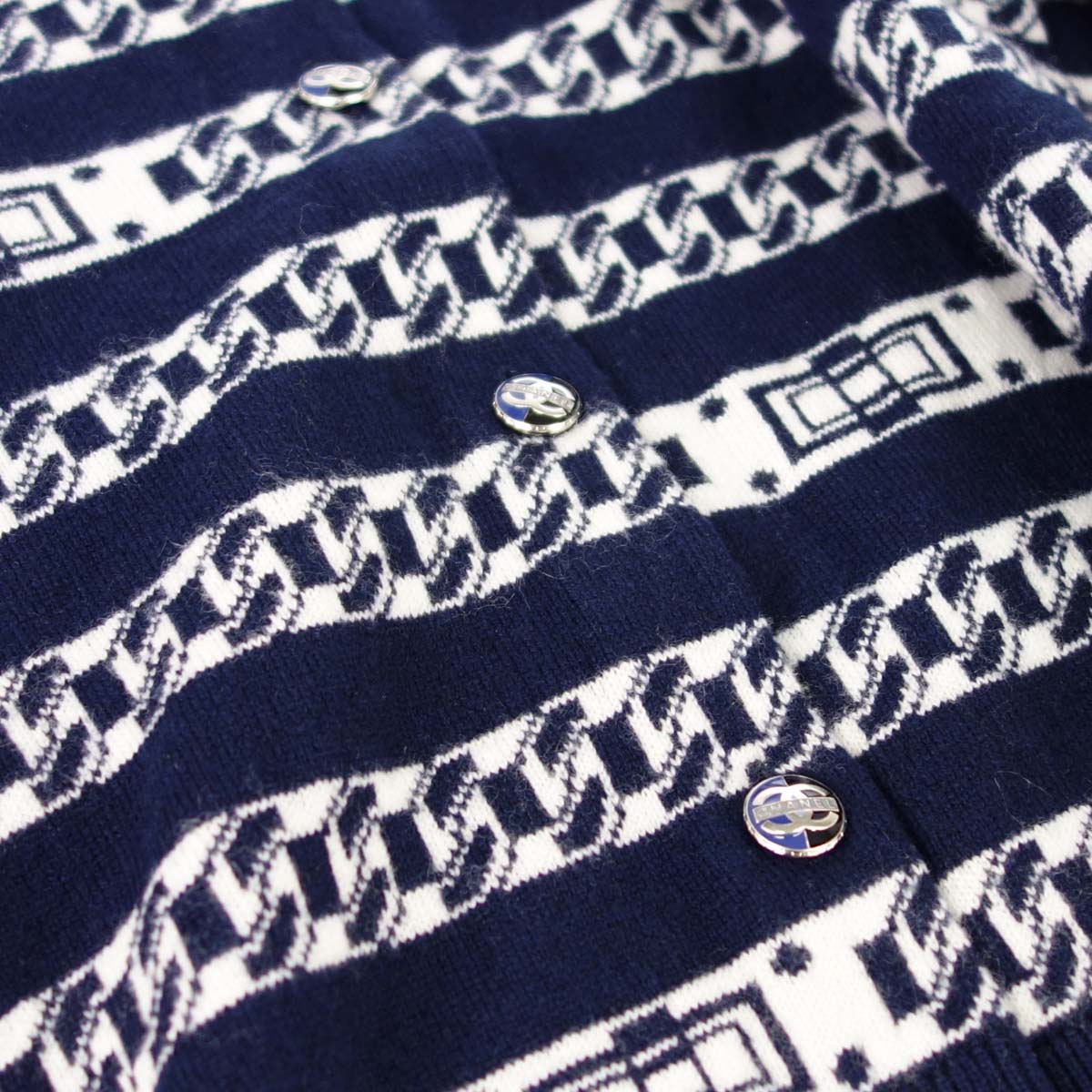 Chanel 2017 Cardigan Navy #38