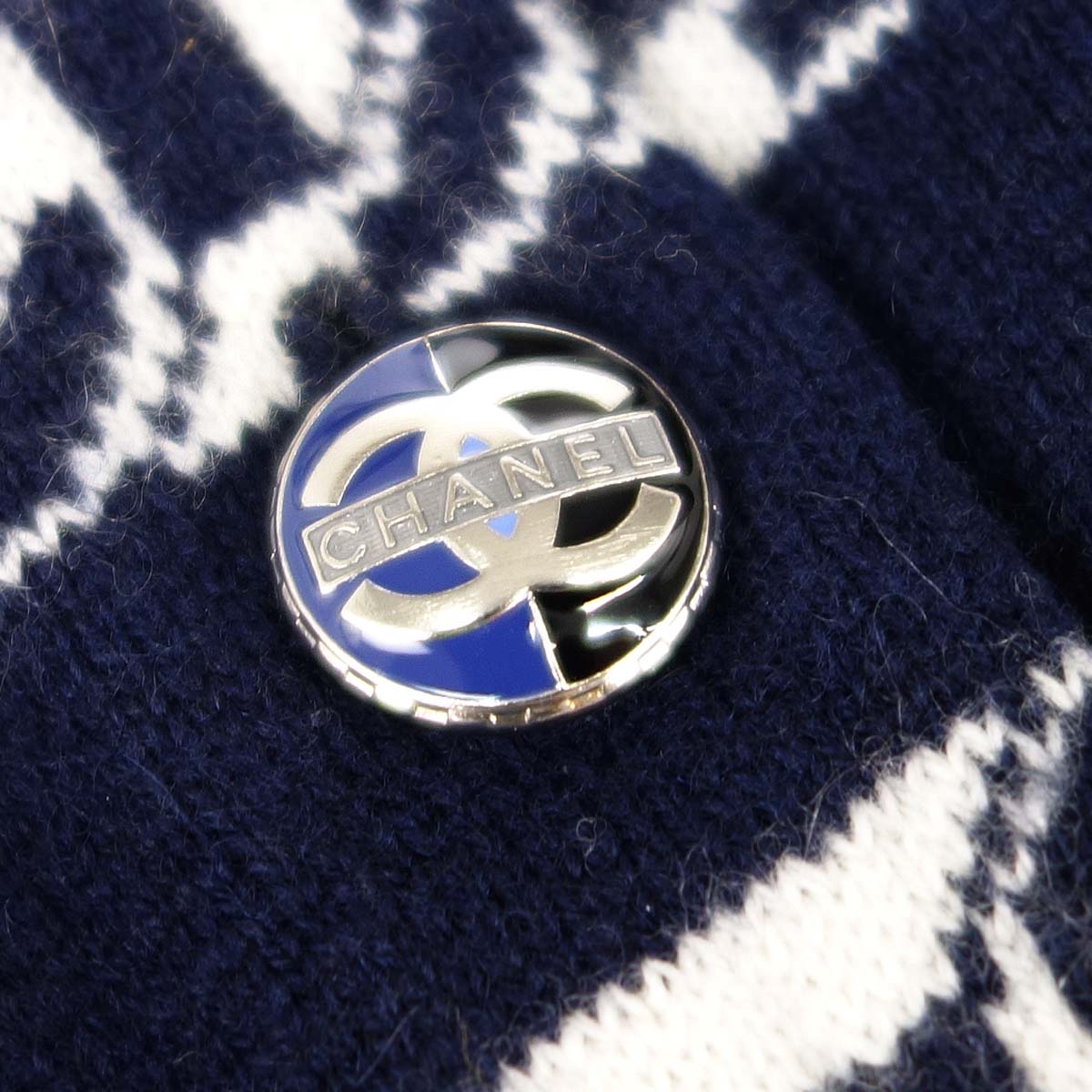 Chanel 2017 Cardigan Navy #38