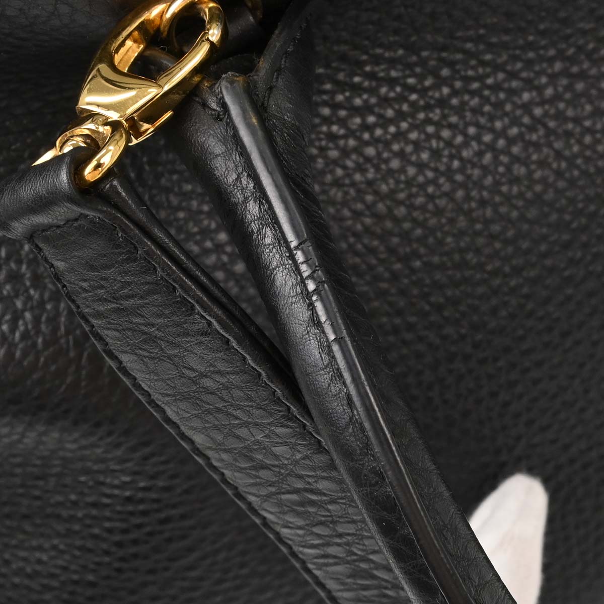 Chanel Black Deerskin Executive Cerf 2way Shoulder Tote Bag