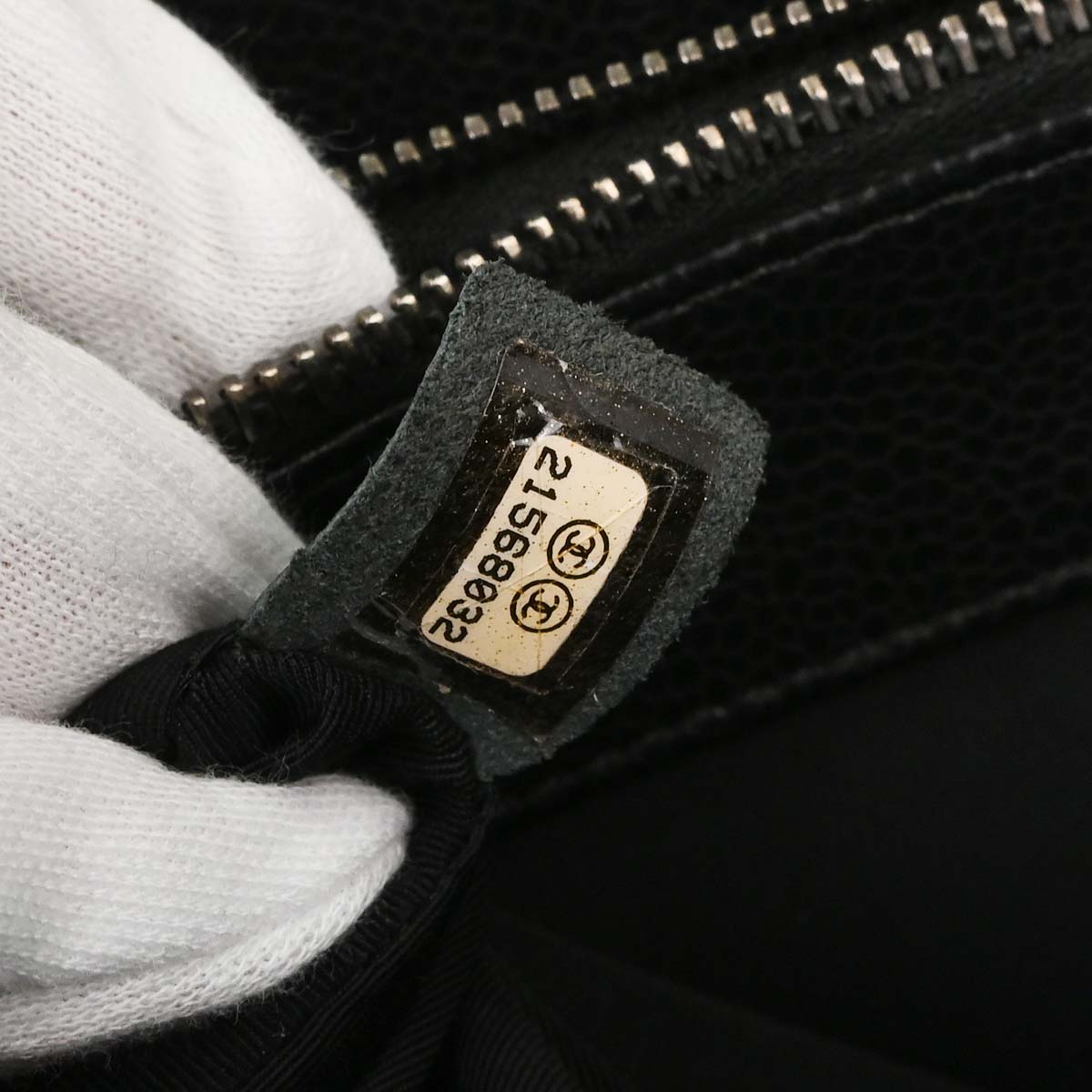 Chanel Black Caviar Skin Rock In Rome Shopping Tote Chain Handbag