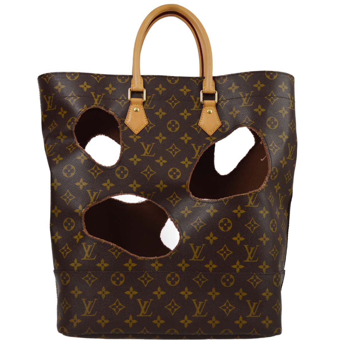 Louis Vuitton x Rei Kawakubo Comme des Garcons 2014 Monogram Bag With Holes M40279