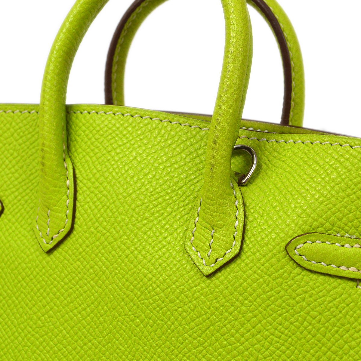 Hermes 2010 Kiwi Epsom Tiny Birkin 15