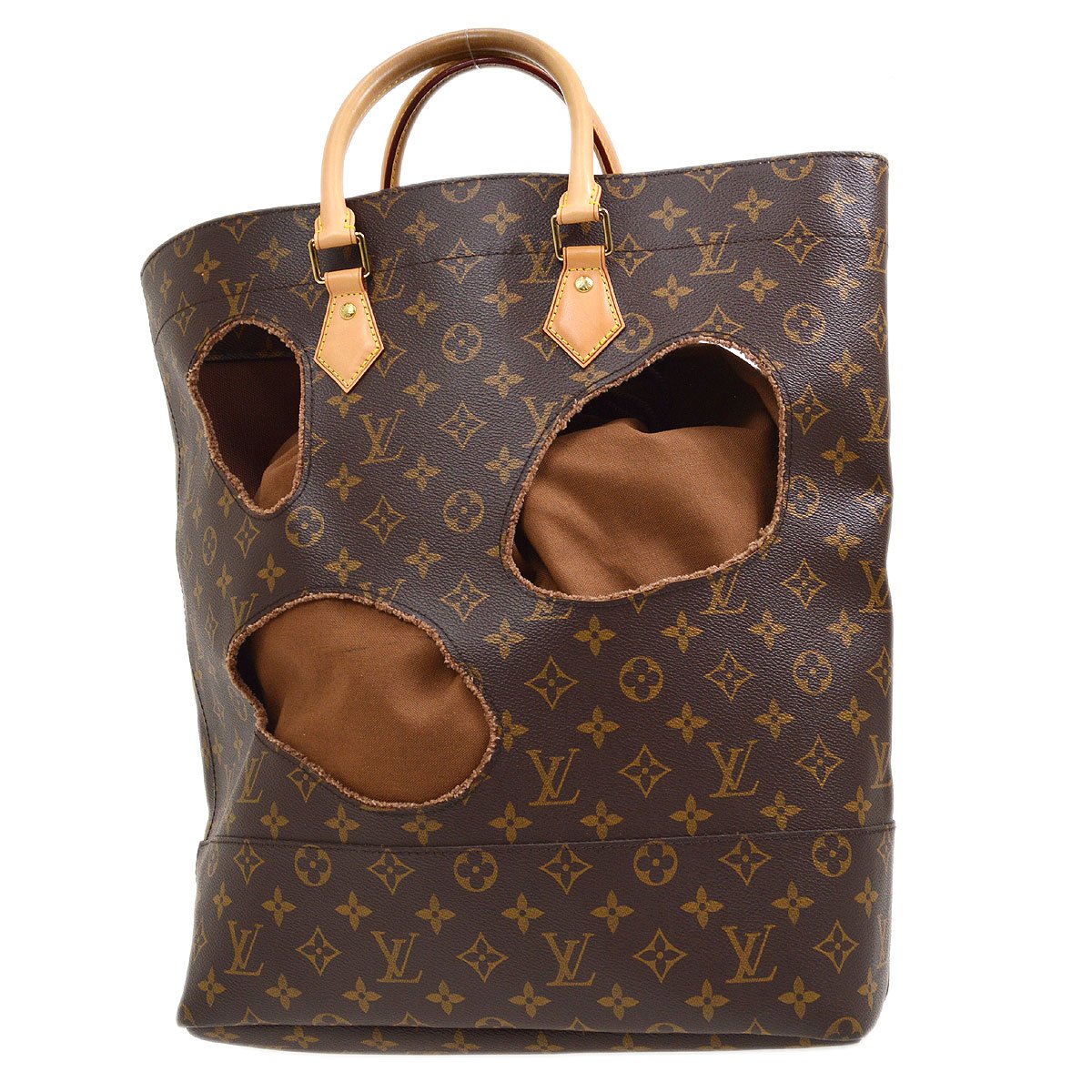 Louis Vuitton x Rei Kawakubo Comme des Garcons 2014 Monogram Bag With Holes M40279