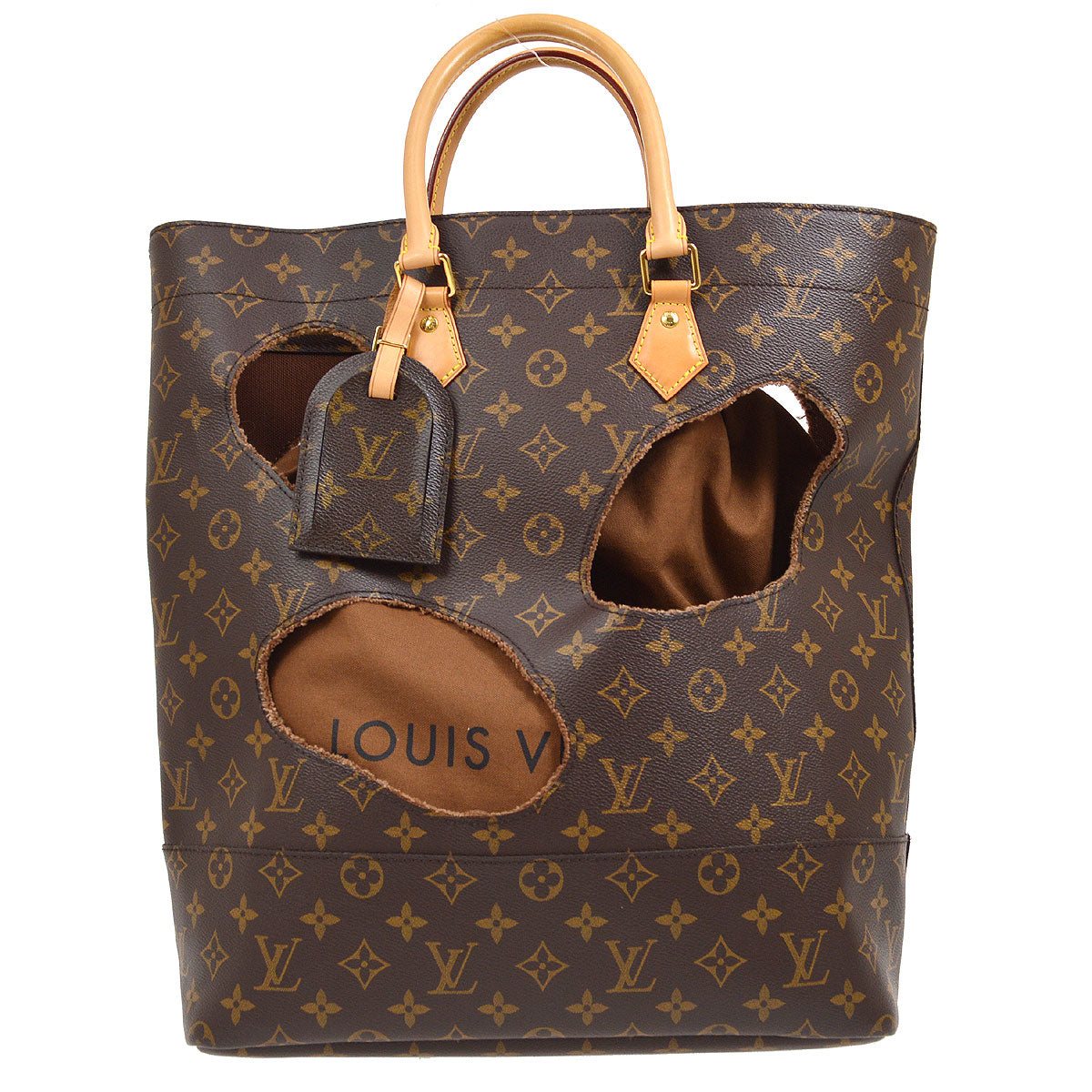 Louis Vuitton x Rei Kawakubo Comme des Garcons 2014 Monogram Bag With Holes M40279