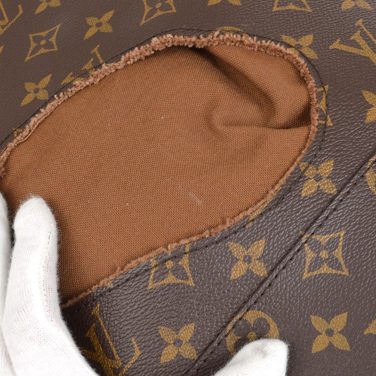 Louis Vuitton x Rei Kawakubo Comme des Garcons 2014 Monogram Bag With Holes M40279