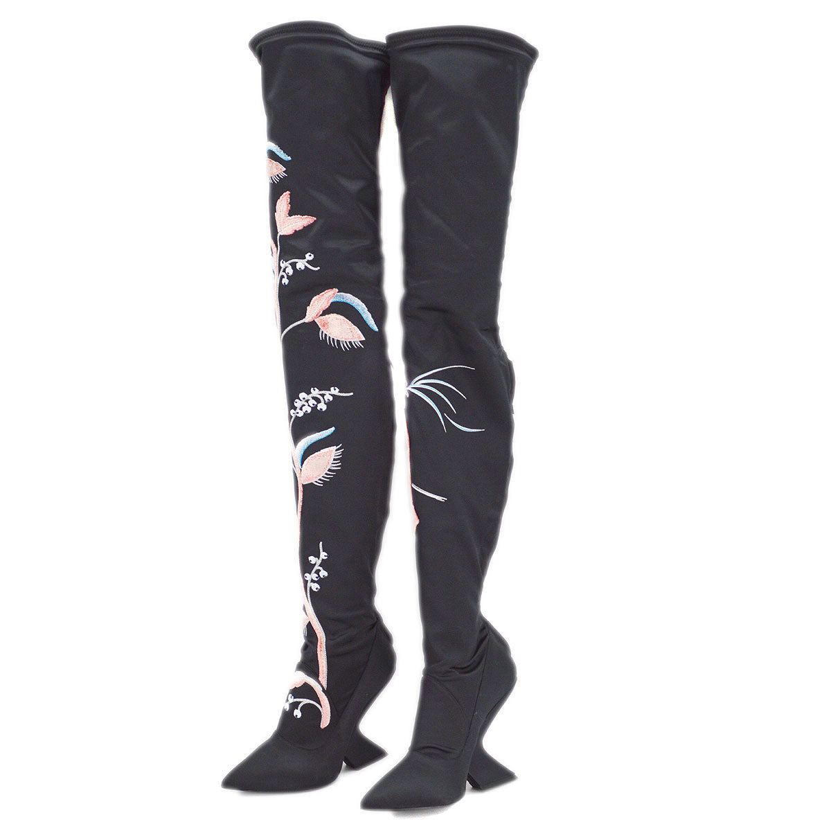 Christian Dior 2013 by Raf Simons Embroidered Boots Shoes #37