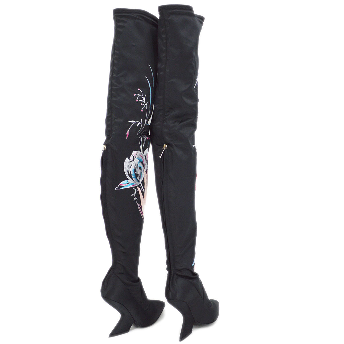 Christian Dior 2013 by Raf Simons Embroidered Boots Shoes #37