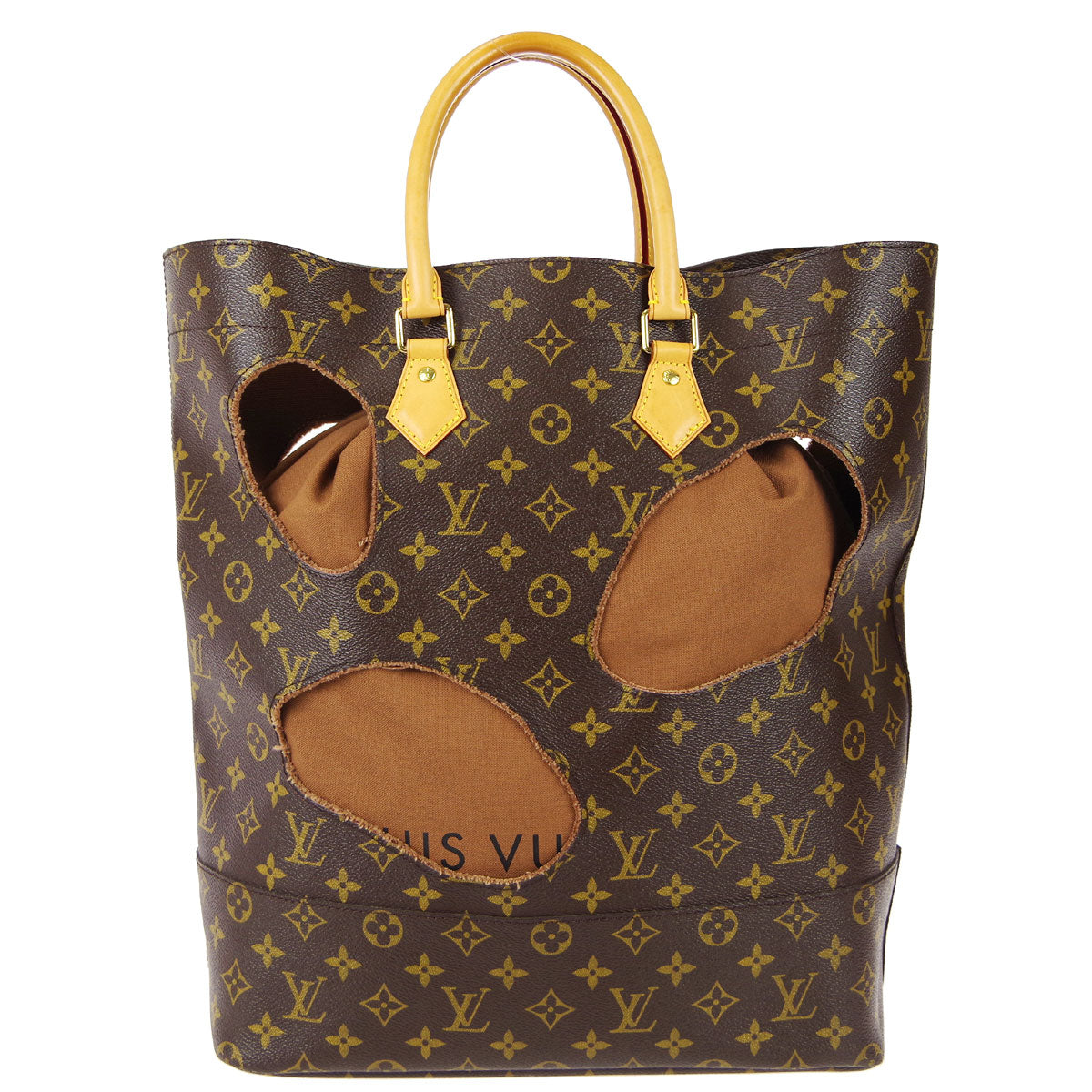 Louis Vuitton x Rei Kawakubo Comme des Garcons 2014 Monogram Bag With Holes M40279