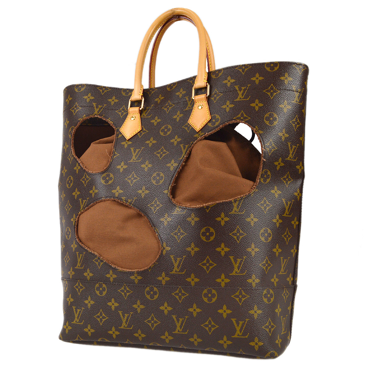 Louis Vuitton x Rei Kawakubo Comme des Garcons 2014 Monogram Bag With Holes M40279