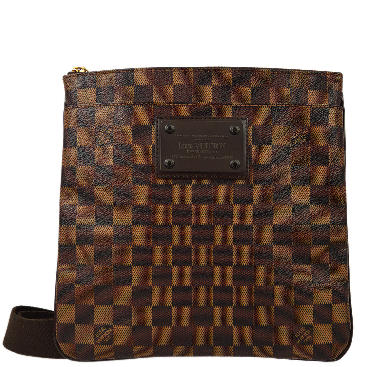 Louis Vuitton 2010 Damier Pochette Plat Brooklyn N41100