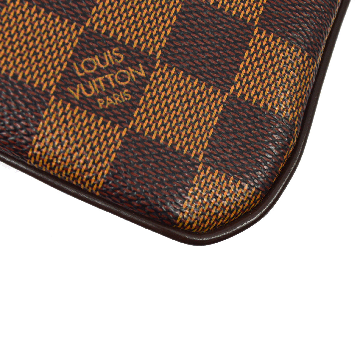 Louis Vuitton 2010 Damier Pochette Plat Brooklyn N41100