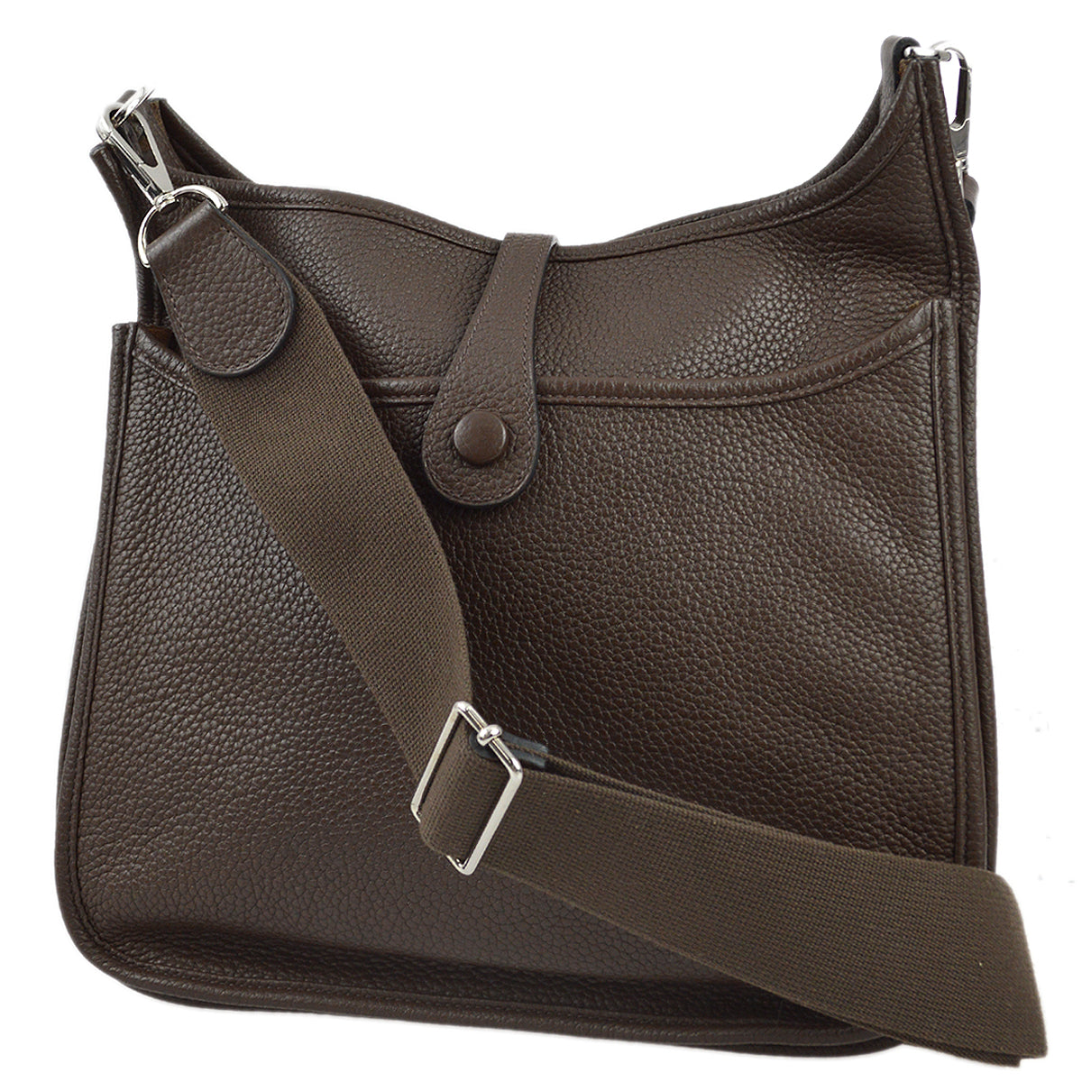 Hermes 2011 Brown Clemence Evelyne III PM