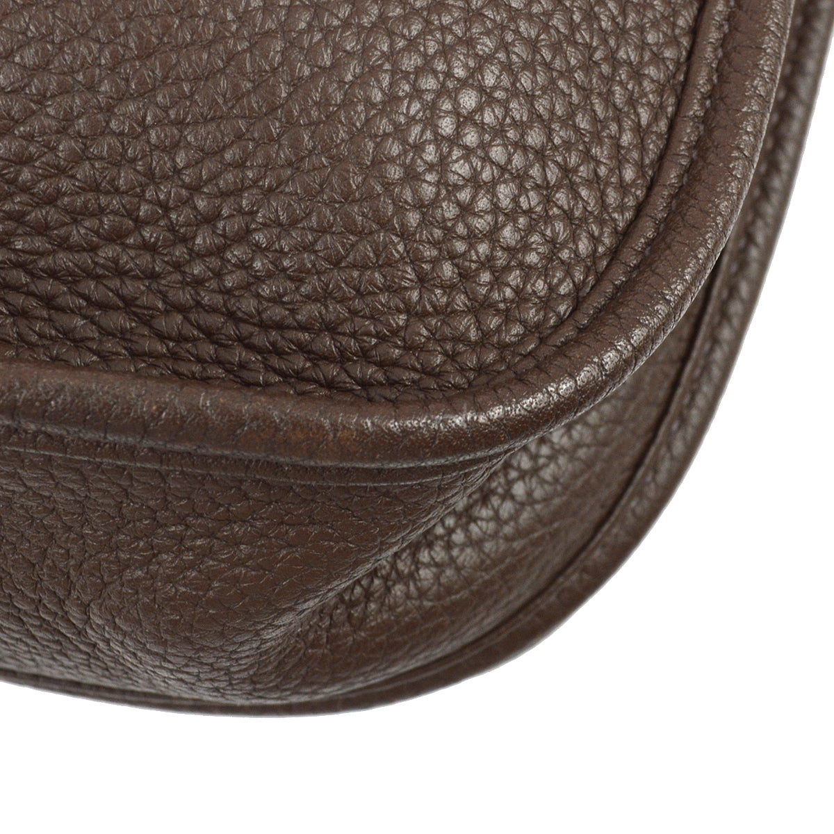 Hermes 2011 Brown Clemence Evelyne III PM