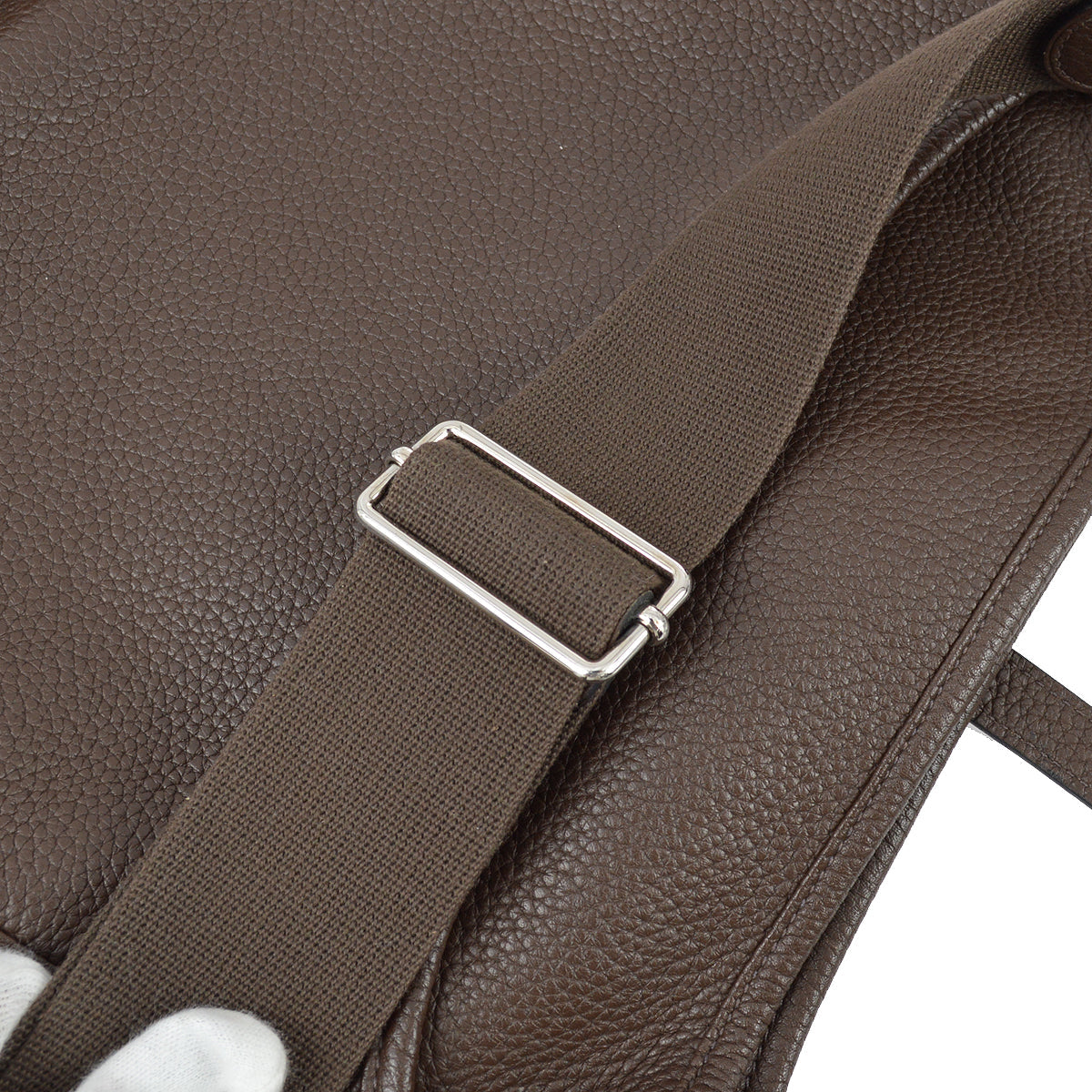 Hermes 2011 Brown Clemence Evelyne III PM