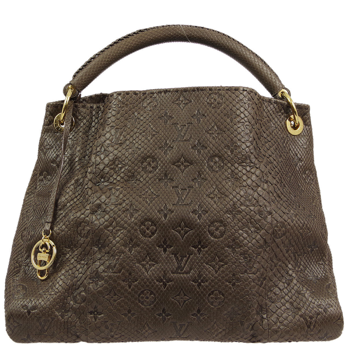 Louis Vuitton * 2010 Gris Monogram Exotic Artsy MM M90886