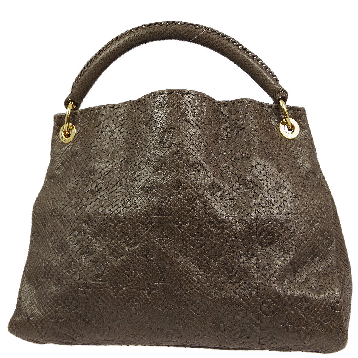 Louis Vuitton * 2010 Gris Monogram Exotic Artsy MM M90886