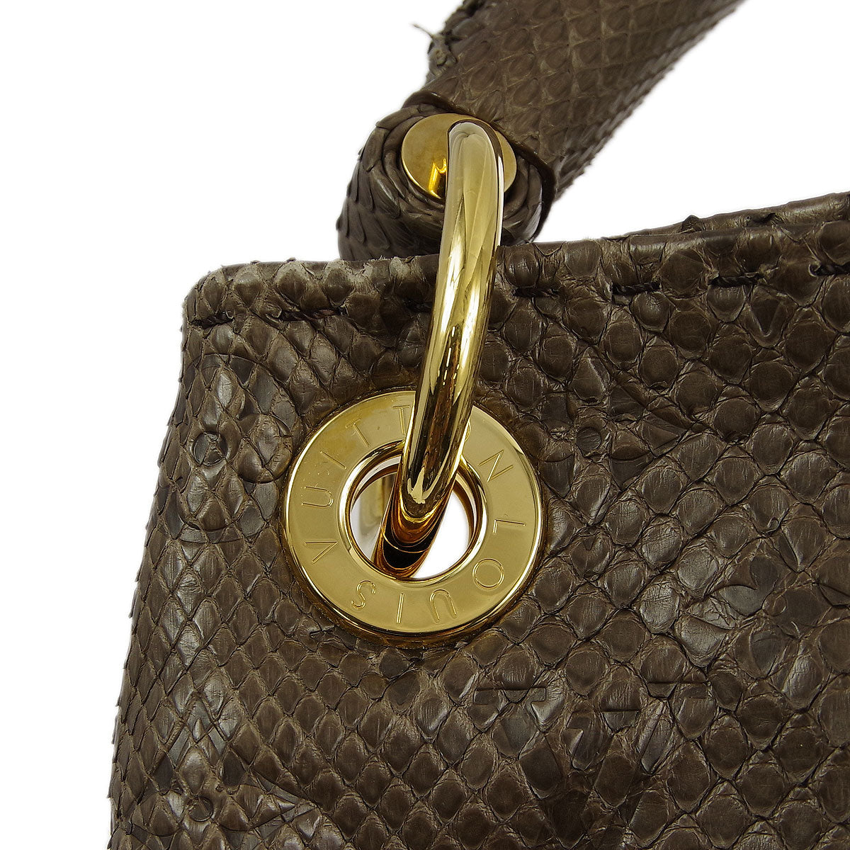 Louis Vuitton * 2010 Gris Monogram Exotic Artsy MM M90886