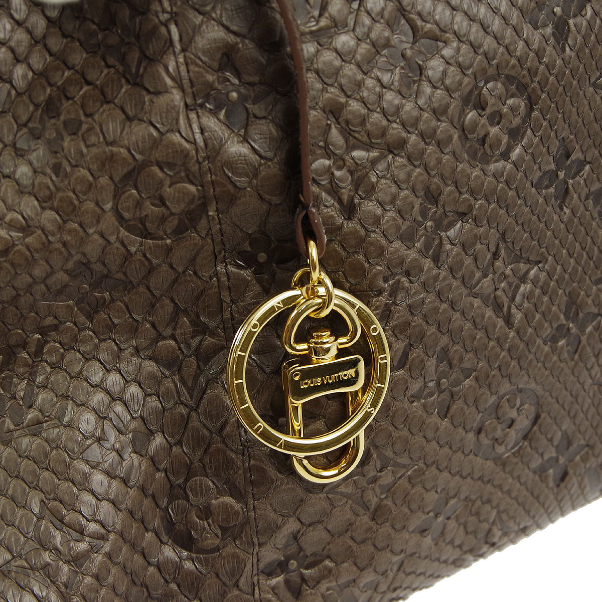 Louis Vuitton * 2010 Gris Monogram Exotic Artsy MM M90886