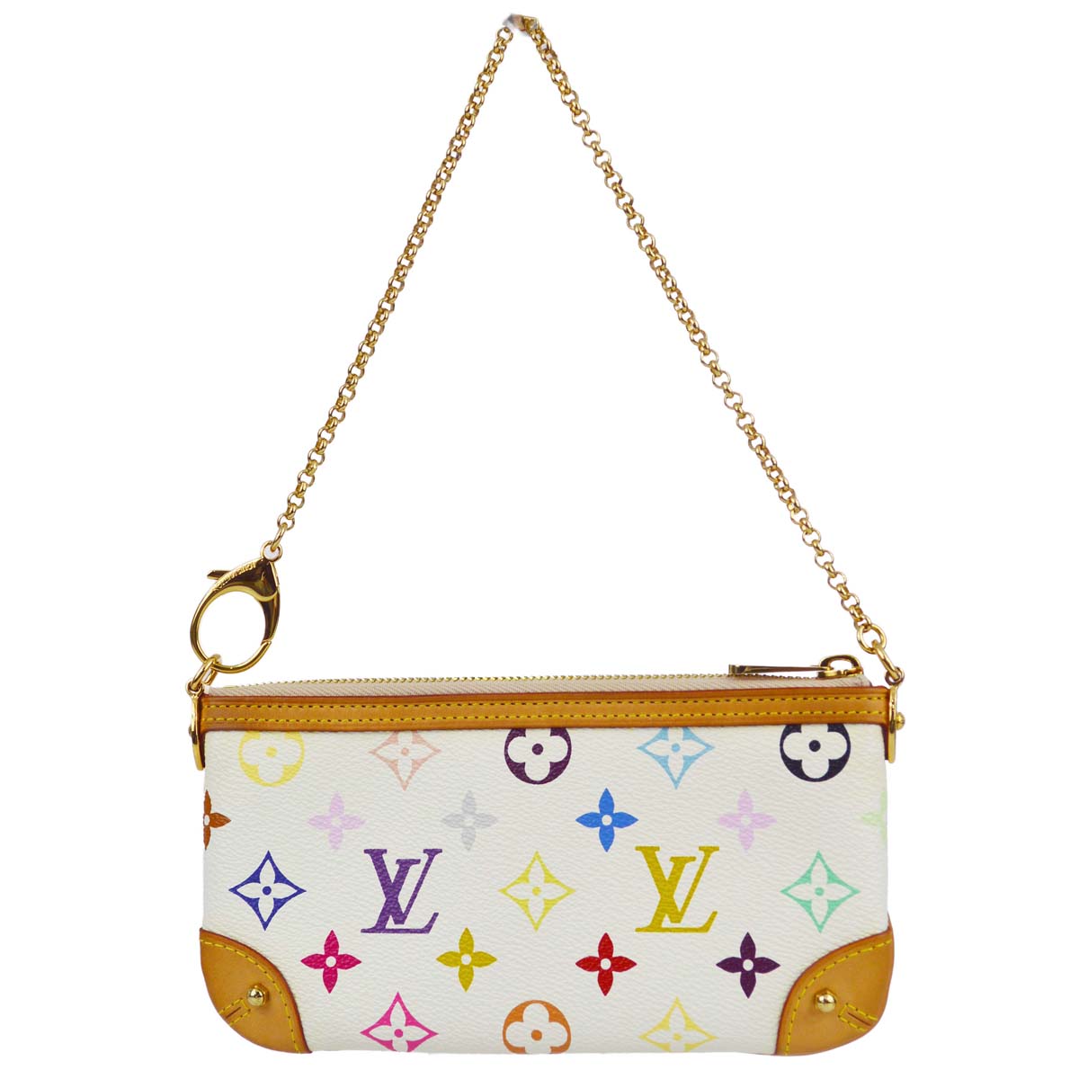 Louis Vuitton 2011 Multicolor Pochette Milla MM Handbag M60096