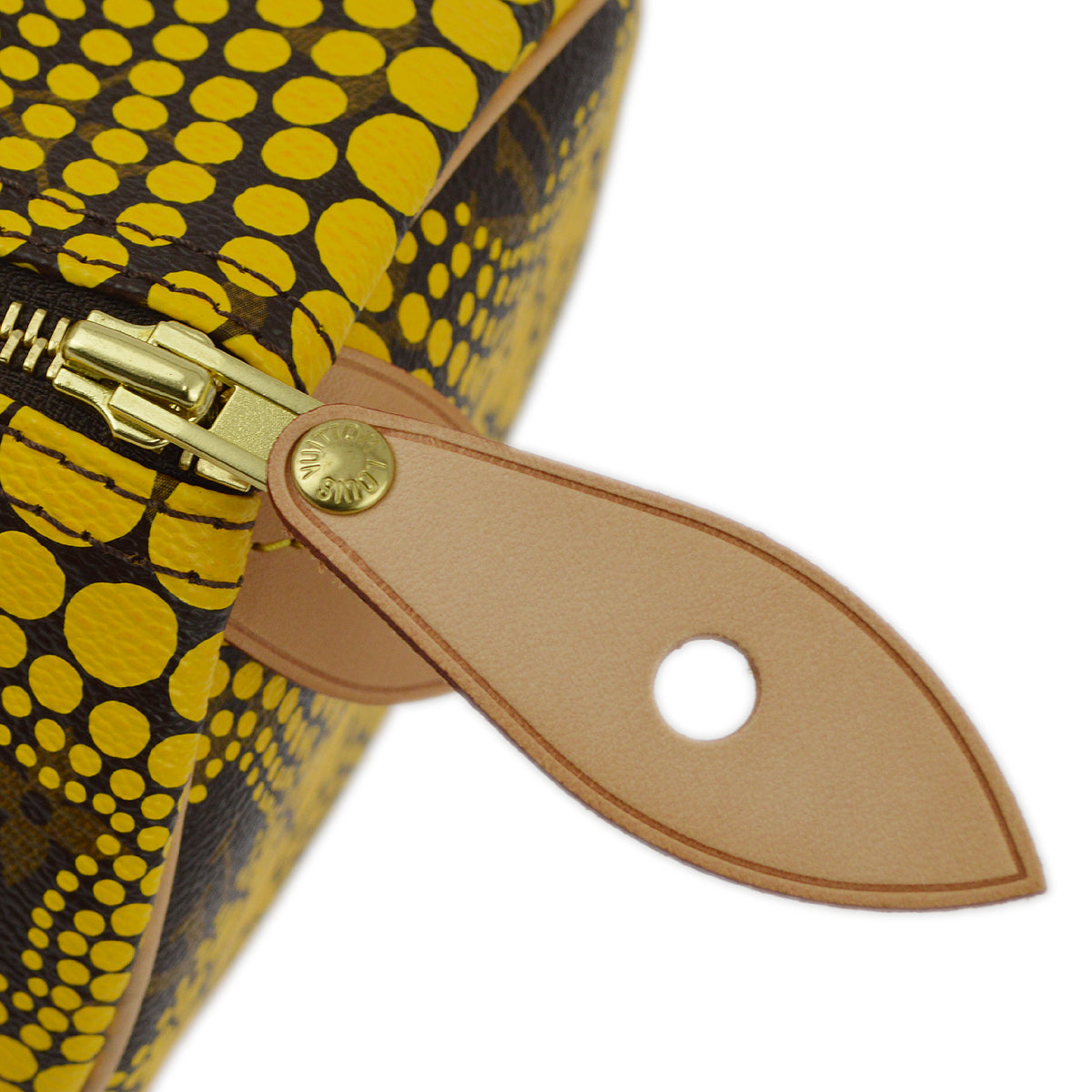 Louis Vuitton 2012 Yellow Pumpkin Dot Speedy 30 M40692