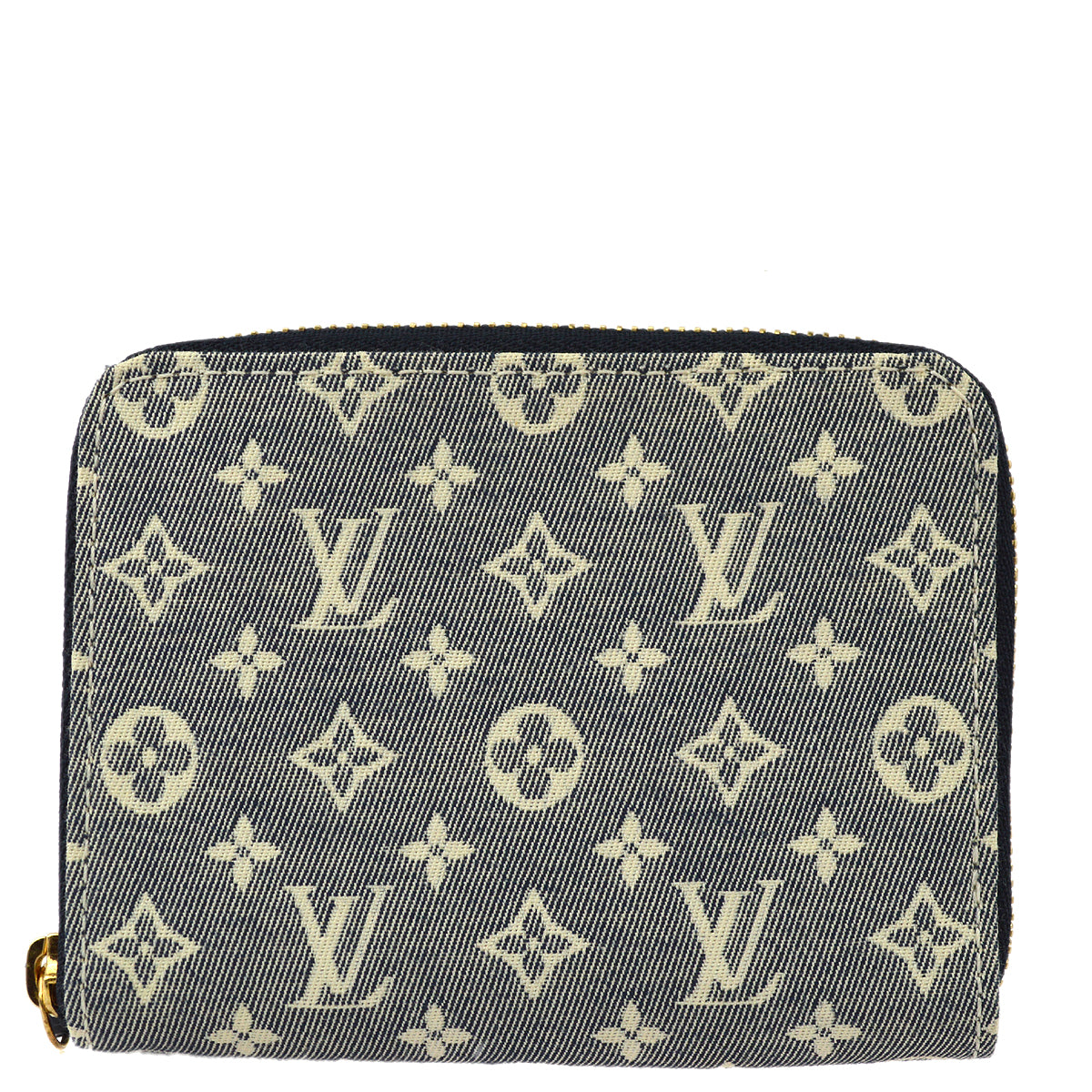 Louis Vuitton 2012 Navy Monogram Idylle Zippy Coin Purse Wallet M63004