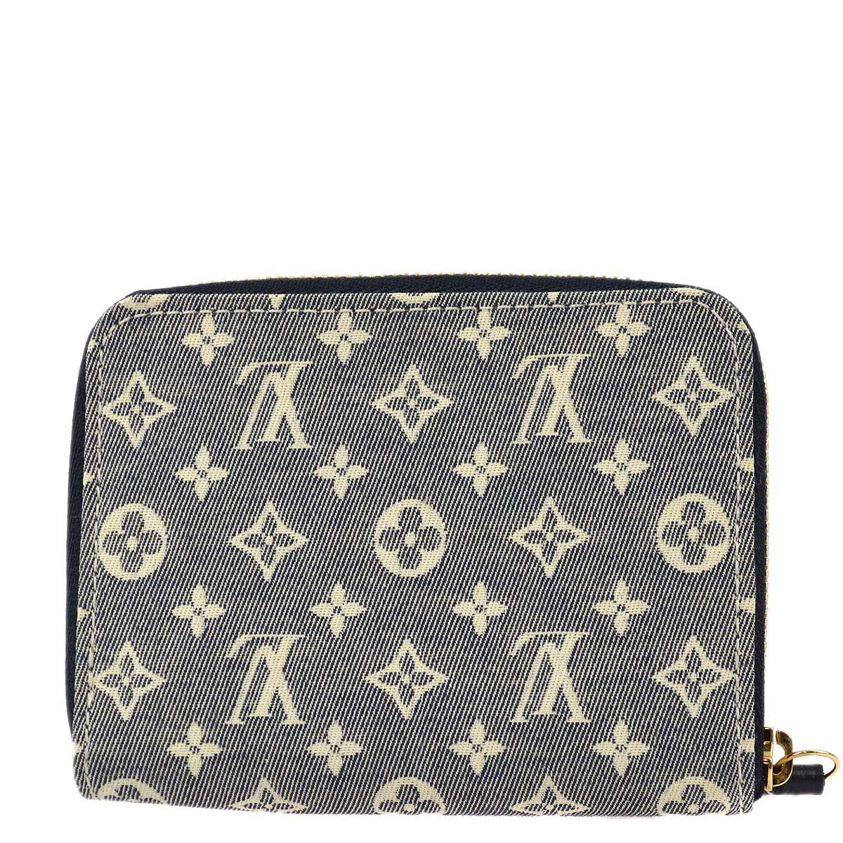 Louis Vuitton 2012 Navy Monogram Idylle Zippy Coin Purse Wallet M63004